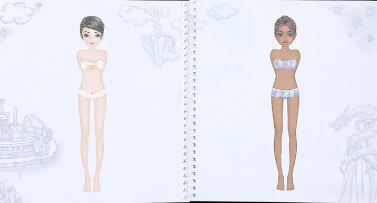 TOPModel Askartelutarvikkeet<Dress Me Up Tarrakirja Fantasy