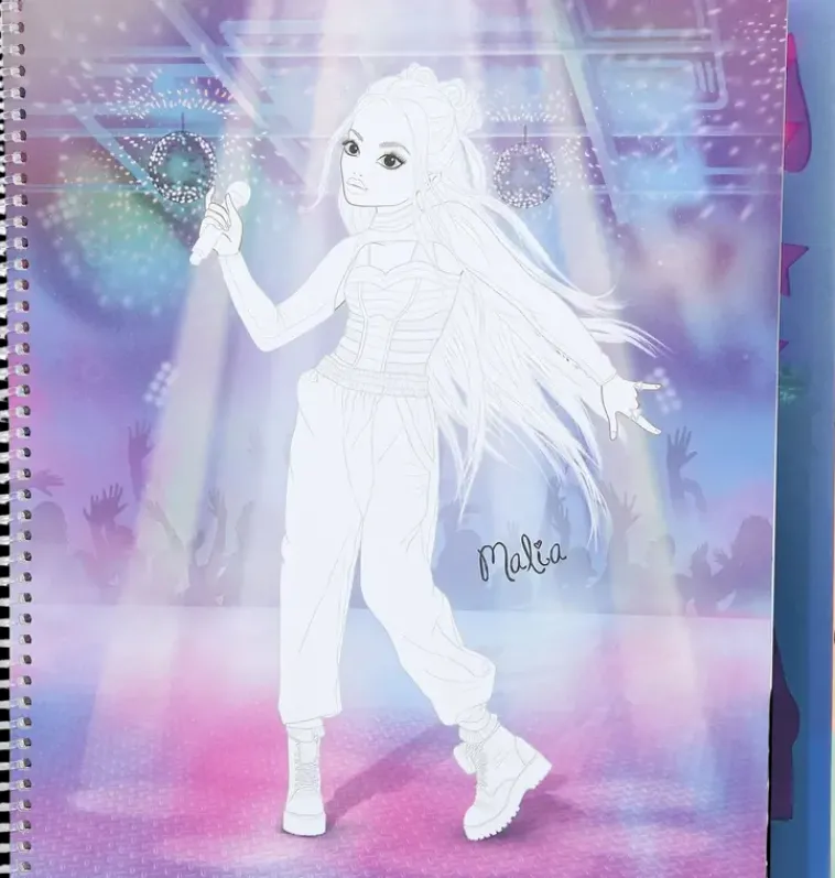 TOPModel Askartelutarvikkeet<Popstar Suunnittelukirja