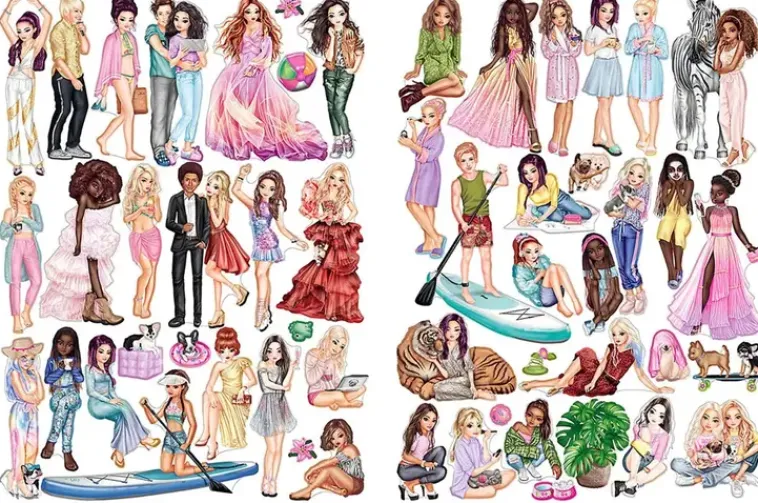 TOPModel Askartelutarvikkeet<Stickerworld