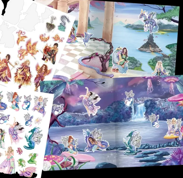 TOPModel Askartelutarvikkeet<Stickerworld Dragon Love