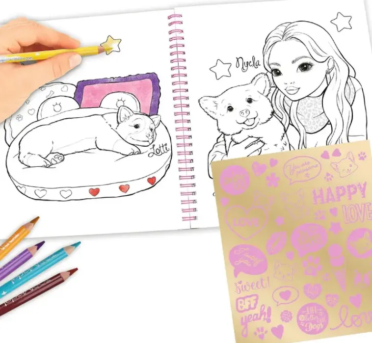 TOPModel Askartelutarvikkeet<Varityskirja Corgi