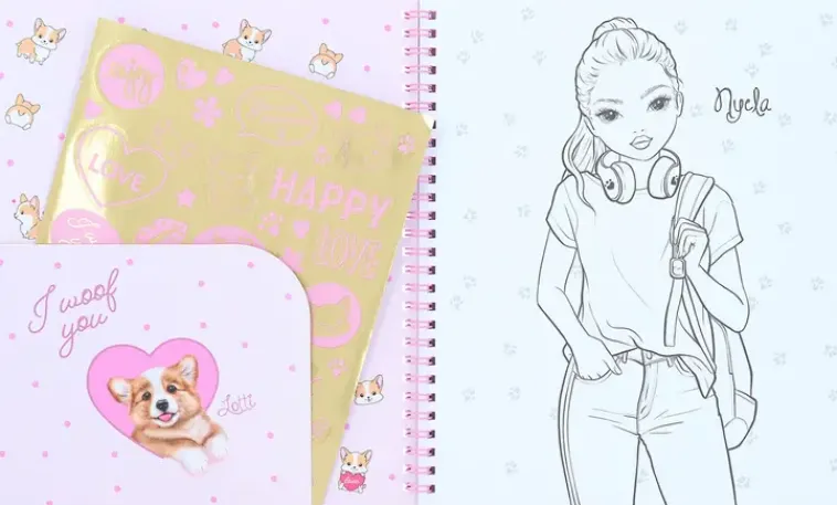 TOPModel Askartelutarvikkeet<Varityskirja Corgi