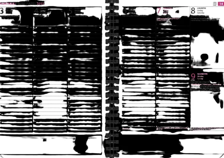 Vallila Kalenterit>Vuosikalenteri A5 Puinti 2024