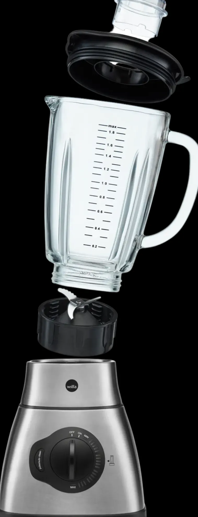 Wilfa Ruoanvalmistuskoneet<Tehosekoitin Bls-1500S