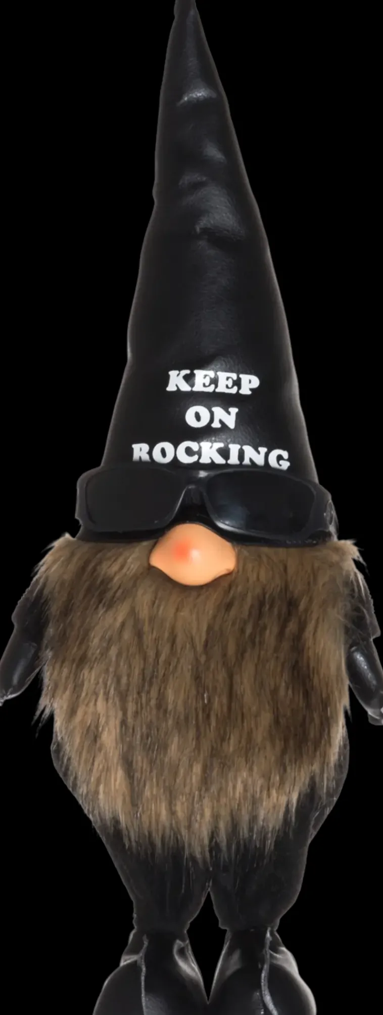 Winteria Sesonkijuhlatarvikkeet>Tonttu Keep On Rocking 51 Cm