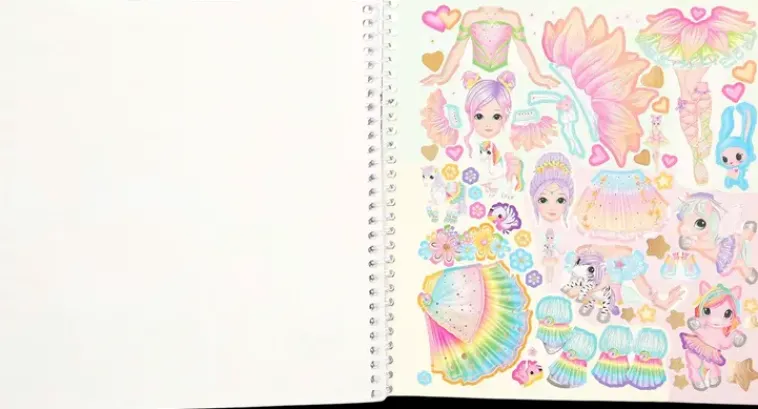 Ylvi Askartelutarvikkeet>Dress Me Up Tarrakirja