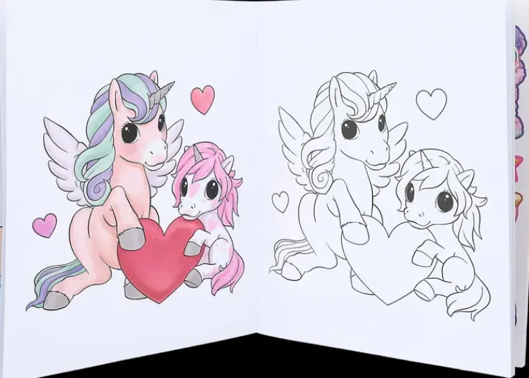 Ylvi Askartelutarvikkeet<Unicorn Varityskirja